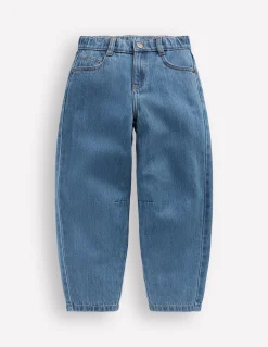 Boden Pantalons-Jean ample Denim vintage moyen