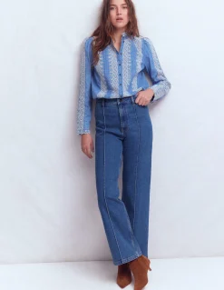Boden Jeans|Pantalons-Jean colonne à nervures Vintage moyen