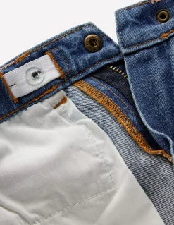 Boden Pantalons-Jean décontracté Appliqué vintage moyen