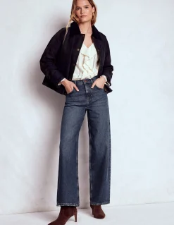 Boden Jeans|Pantalons-Jean décontracté taille mi-haute Brut Vintage