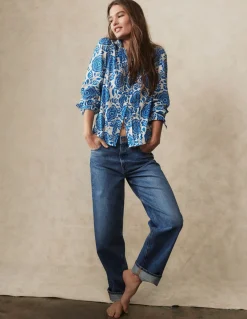 Boden Jeans|Pantalons-Jean décontracté taille mi-haute Vintage Moyen