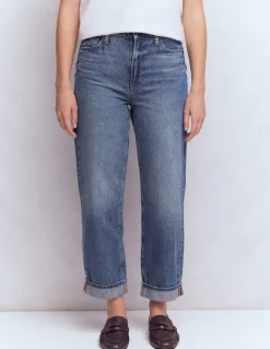 Boden Jeans|Pantalons-Jean décontracté taille mi-haute Vintage Moyen