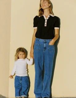 Boden Jeans|Pantalons-Jean droit à poches Vintage moyen