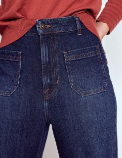 Boden Jeans|Pantalons-Jean droit à poches Brut Vintage
