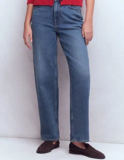 Boden Jeans|Pantalons-Jean droit taille à mi-haute Vintage moyen