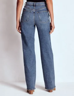 Boden Jeans|Pantalons-Jean droit taille haute Beatnik Red