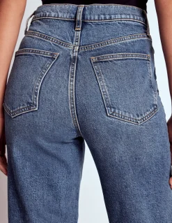 Boden Jeans|Pantalons-Jean droit taille haute Beatnik Red