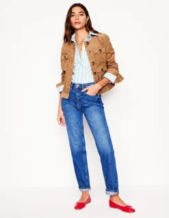 Boden Jeans|Pantalons-Jean droit taille haute Beatnik Red