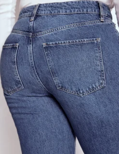 Boden Jeans|Pantalons-Jean droit taille haute Beatnik Red