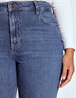 Boden Jeans|Pantalons-Jean droit taille haute Beatnik Red