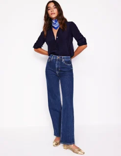 Boden Jeans|Pantalons-Jean droit taille haute Brut Vintage