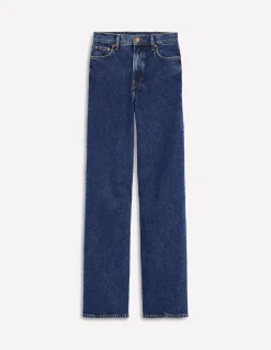 Boden Jeans|Pantalons-Jean droit taille haute Brut Vintage