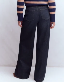 Boden Jeans|Pantalons-Jean large décontracté Indigo