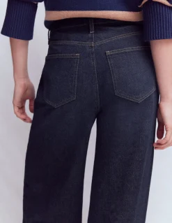 Boden Jeans|Pantalons-Jean large décontracté Indigo