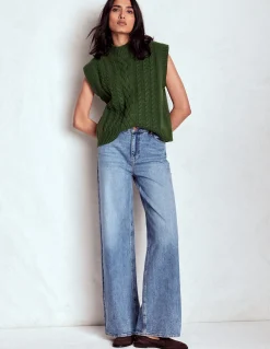 Boden Jeans|Pantalons-Jean large décontracté Vintage moyen