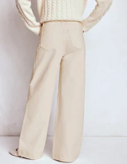 Boden Jeans|Pantalons-Jean large décontracté Écru
