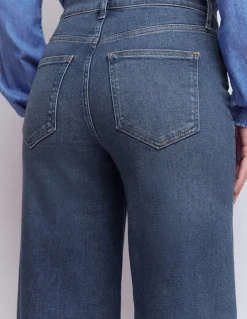 Boden Jeans|Pantalons-Jean large taille haute Beatnik Red