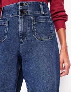 Boden Jeans|Pantalons-Jean Primrose à poches plaquées Beatnik Red