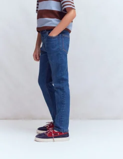 Boden Pantalons-Jean slim taillé pour l'aventure Denim vintage moyen