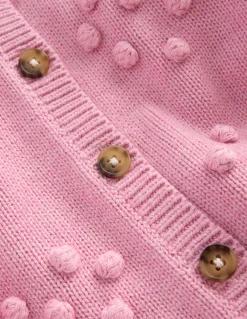Boden Pulls & Gilets-Joli cardigan à pompons Rose formica