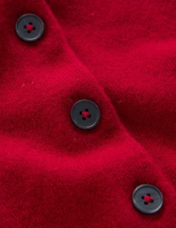 Boden Cachemire|Tenues De Travail-Joli cardigan court Rouge cendre
