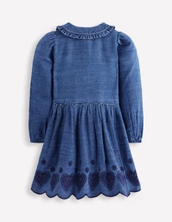 Boden Robes-Jolie robe-chemise Cœurs en broderie anglaise vintage moyen