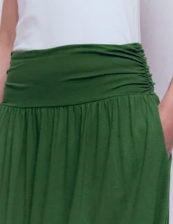 Boden Jupes-Jupe Rosaline en jersey Vert chasseur