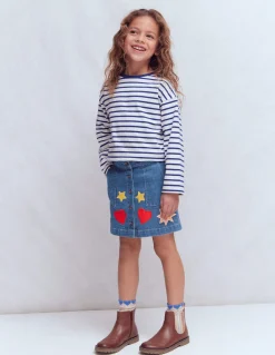 Boden Jupes & Jupes-Shorts-Jupe trapèze boutonnée Formes vintage moyen