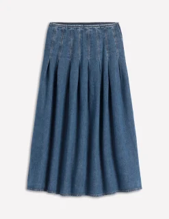 Boden Jupes-Jupe Valentina en jean Vintage moyen