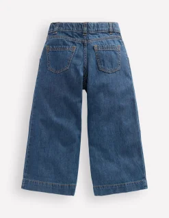 Boden Pantalons-Jupe-culotte plissée Vintage moyen