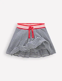 Boden Jupes & Jupes-Shorts-Jupe-short plissée en jersey Bleu Marine