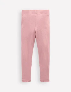 Boden Pantalons|Leggings-Legging côtelé Rose vintage