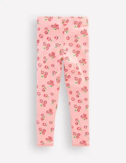Boden Leggings|Pantalons-Legging côtelé Pâquerette rose craie