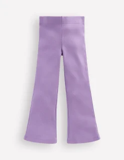 Boden Leggings|Pantalons-Legging côtelé évasé Lilas