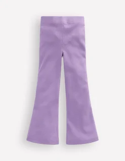 Boden Leggings|Pantalons-Legging côtelé évasé Lilas