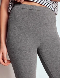 Boden Pantalons-Legging taille haute en jersey Anthracite chiné