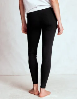 Boden Pantalons-Legging taille haute en jersey Noir