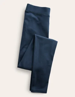 Boden Pantalons-Legging taille haute en jersey Bleu marine