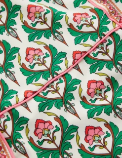 Boden Maillots De Bain-Maillot de bain à bonnets Rhodes Ivoire, motif Ornamental Stamp