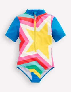 Boden Maillots & Tenues De Plage-Maillot de bain à manches courtes Étoile multi