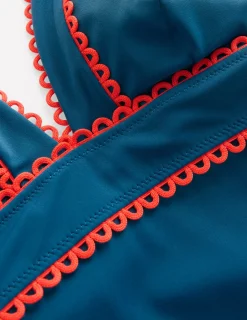 Boden Maillots De Bain-Maillot de bain col V Porto Littoral, feu d’artifice