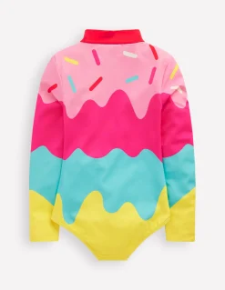 Boden Maillots & Tenues De Plage-Maillot de bain fun à manches longues Glace