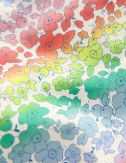 Boden Maillots & Tenues De Plage-Maillot de bain imprimé croisé dans le dos Lit de fleurs dégradé arc-en-ciel