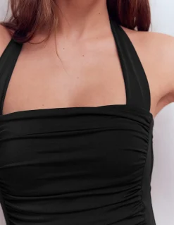 Boden Maillots De Bain-Maillot de bain Kythira froncé Noir