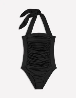 Boden Maillots De Bain-Maillot de bain Kythira froncé Noir