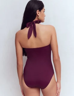 Boden Maillots De Bain-Maillot de bain Kythira froncé Aronia
