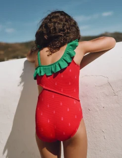 Boden Maillots & Tenues De Plage|Ensembles Assortis-Maillot de bain Lettice à découpes Fraise