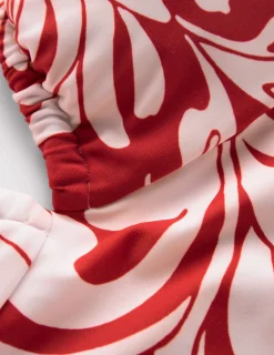 Boden Maillots De Bain-Maillot de bain Minori dos-nu à nœud Salsa, motif Botanical Flourish