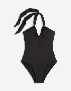 Boden Maillots De Bain-Maillot de bain Minori dos-nu à nœud Noir
