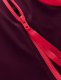 Boden Maillots De Bain-Maillot de bain sportif avec passepoil Violet, colourblock